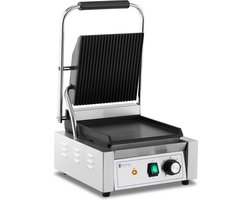 Contactgrill - Ribbed + Flat - 1,800 W - Royal Catering