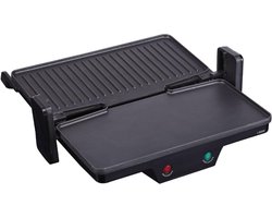 SCH® Contactgrill met uitneembare platen - Contactgrill - Multi grill - Zwart - 14cm x 34cm x 25cm