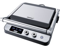 Steba FG120 - Contactgrill - Paninigrill - 1800W - volledig uitklapbaar - zwevende bovenplaat - PFAS vrij