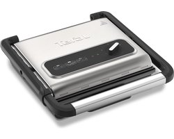 Tefal GC242D Inicio Grill Adjust - Contactgrill - multifunctionele paninigrill - RVS - 2000 W