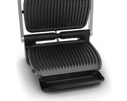Tefal GC707D Contactgrill Elektrisch RVS, Zwart