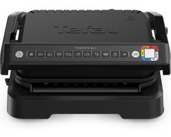 Tefal OptiGrill 4in1 GC7748 – Intelligente Contactgrill – Grill, Tafelbarbecue, Oven en Complete Maaltijd – 9 Automatische programma's – Gaarheidsindicator – 2100W – Zwart/RVS