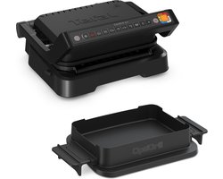 Tefal OptiGrill 4in1 GC7748 OptiGrill 4-in-1 GC7748 intelligent grill voor complete maaltijden zwart