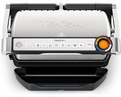Tefal Optigrill+ GC718D10 - Contactgrill - 6 automatische programma’s - RVS - Inclusief tang - 2000W