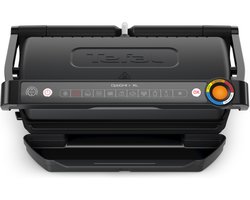 Tefal OptiGrill+ XL GC7278 - Intelligente Contactgrill - 9 Automatische Programma's - Gaarheidsindicator - Groot Grilloppervlak - 2000W - Zwart