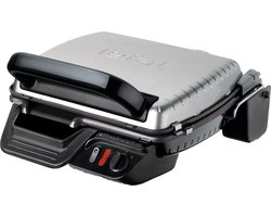 Tefal Ultra Compact Classic GC3050 - Contactgrill - 180˚ Uitklapbaar - Regelbare thermostaat - 2000W - Anti-aanbaklaag - Zwart