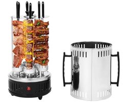 Verticale elektrische grill voor thuis - 1000 W Döner, Gyros & Kebab
