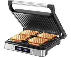 VLSelect® Tosti apparaat - Panini - Grill - PFAS Vrij