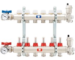 ITAP Compleet verdeelstuk, met flowmeters 1 x 1/2 x 3 type 905