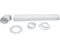 Vaillant Geveldoorvoerset Voor ecoTEC VC/VCW pro/plus & ecoCOMPACT VSC 246 60/100mm Alu/PP