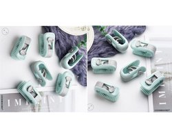 12 STUKS Dekbedclips - Dekbed Klemmen - Gordijnklemmen - 12 STUKS in verpakking -kleur Groen.