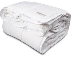 Balette Silver 4-Seizoenen Donsdekbed - 200x220 - Tweepersoons - 2-Delig met Drukknopen - Dons & Veren Dekbed - Anti Huisstofmijt & Allergiee (NOMITE) - Warmteklasse 1, 3 & 4 - Zomer & Winterdekbed