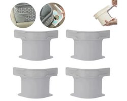 Caimco Multifunctionele Onzichtbare Lakenbevestiging - 4 Stuks - Dekbedklemmen - Clips - Bedovertrek Sluiting - Antislip Clips - Lakenhouders -