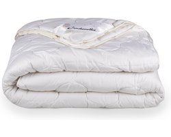 Cinderella Lana Dekbed 4-seizoenen - 1 Persoons - Schapenwollen Vulling - Katoenen Tijk - 60x70 cm