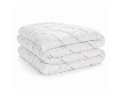 Comfeur All Year Dekbed - Bamboe Tijk en PoliPercal - Tweepersoons Dekbed - Hyperallergeen & Anti-allergisch - Geschikt voor alle Seizoenen - 200x200 cm