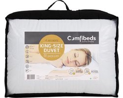 Comfibeds 4-seizoenendekbed - 240 x 220 cm - Hotel kwaliteit - Warmte klasse 5 - Anti allergie - 2 Delig -