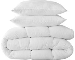 Comfort dekbed + kussenset - 240x220 cm - 2 stuks 60x70 cm kussenslopen