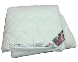 Cotton Comfort 4-Seizoenen Dekbed - 100% Katoen - Eenpersoons - 140x220 cm - Wit
