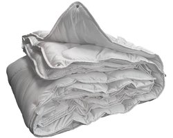 Decoware® kinderdekbed - 4-seizoenen Dekbed - Peuter Dekbed - Anti-allergisch - Wasbaar - Wit - 120x150 cm