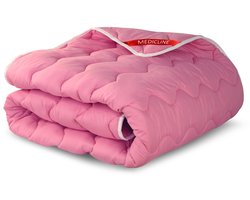 Dekbed 160x200 cm het hele jaar door anti-allergeen microvezel roze silicone