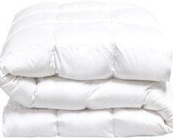 Dekbed 220x200cm – Ganzendons 1900g Vulling – Tweepersoons OnceDoce® ‘Skarda’ 4 SEIZONEN Luxe Dons Dekbed - Wasbaar