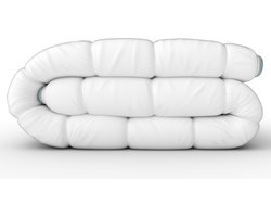 Dekbed Azur 260x240cm - 400g/m² - Zeer warm - Tweepersoons - Wasbaar op 90°C - Resistente stof - Vernietiging van huisstofmijten - Made in France