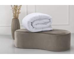 Dekbed met klittenband - 4-seizoenen dekbed - tweepersoons dekbed - Donzen dekbed - 200 x 220 - 90% eendendons - Zomerdekbed & Winterdekbed
