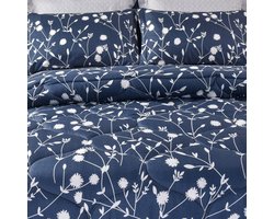 Dekbed zonder overtrek (incl. kussenslopen) | Patroon Mila | 200x200 cm | All year dekbed 400gr./m2