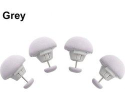 Dekbedclips Grijs 4 stuks - dekbedklemmen - dekbedknijpers - clips - netjes - knijpers - dekbed