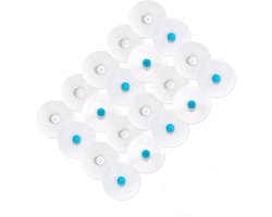 Dekbedovertrek Drukknopen - 10 paar - Dekbedclips - Zelfklevend Dekbedklemmen - Dekbed Klemmen - Strijken op Dekbedsluitingen Om Dekbed Vast Te Houden - Bed Laken Spanners - Bedlaken Clips - 60mm - Wit