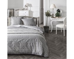 Dekbedovertrek set TODAY Grijs 240 x 220 cm 3 Onderdelen