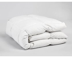 Deluxe - Velvet Dons - Enkel Dekbed - 4-Seizoenen - Wit - 200x220