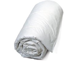 H&D Summer Silk Zijden Zomerdekbed - 100% Natuur Wilde zijde vulling - Tijkstof van 100% puur Percal zachte Katoen - Lits-jumeaux- 240x200cm