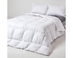 Homescapes Donzen Zomerdekbed 200x200 cm – Ganzendons & Veren – Warmteklasse 3 – OEKO-TEX® & RDS Gecertificeerd