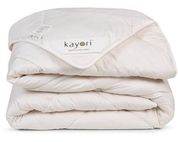 Kayori Keito Winterdekbed - 200x220 - 100% Texels Wol - Heerlijk warm - Katoen Percale Tijk