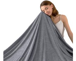 Koeldeken - 230 x 230 cm - Verkoelende Deken - Cooling Blanket - Zomerdekbed - Zomerdeken - Absorberend, Fris en Luchtig - Zelfkoelende Deken Geschikt Voor Mensen Tijdens Slapen, Bed, Bank en Reizen