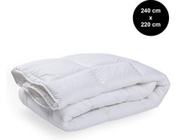 Luxe Hotel Dekbed The Original - Anti Allergie - Micropercale Tijk - Warmteklasse 3 - Dekbed 240x220