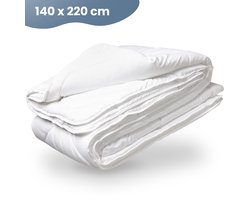 Luxe Ultra Soft Dekbed 140 x 220 – Hotel Kwaliteit - Eenpersoons Enkel Dekbed - Anti Allergie - All Year - Geschikt voor het hele jaar