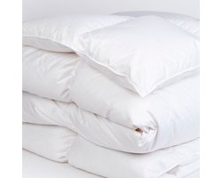 Nordic Paradise- Royal Donzen Dekbed - 90% Poolse Ganzendons - Hoog Volume - 140x200 cm - Extra Warm - Winter