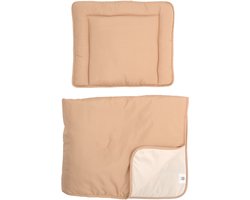 Petite Amélie Peuterdekbed zonder overtrek incl. kussen | 120 x 150 cm | Caramel