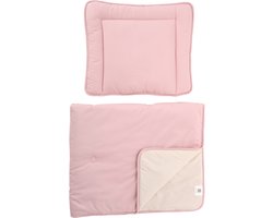 Petite Amélie Peuterdekbed zonder overtrek incl. kussen | 120 x 150 cm | Roze