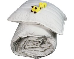 Polydaun Charly kinderstarterset - 4-seizoenen dekbed (140x200 cm) - kinderhoofdkussen (55x65 cm) - verrassing - Isocraft® vulling