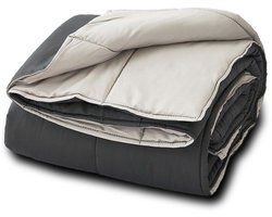 SLAAPP - Wasbaar Dekbed Zonder Overtrek - Grijs - 240 x 200 cm