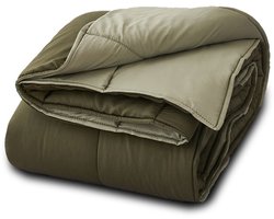 SLAAPP - Wasbaar Dekbed Zonder Overtrek - Groen - 240 x 200 cm