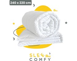 Sleep Comfy - Hotel Kwaliteit 4 Seizoenen Dekbed | 240x220 cm - Anti Allergie Dekbed Met Twee Delen - 3 in 1 Dekbed - Comfort & Ademend - Eenpersoons Dekbed- Zomerdekbed & Winterdekbed