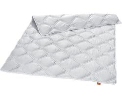 Sleepling 155 x 220 cm Premium Kasjmier Dekbed | warm winterdekbed van 100% natuurhaar | tijk van 100% Egyptisch katoen | Made in Germany | Wit