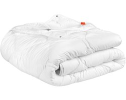sleepling 155x220 cm 4-seizoenendekbed Komfort 300 | dekbed voor alle seizoenen | overtrek van 100% katoen | Made in Germany | Ökotex 100 | wasbaar op 95 graden