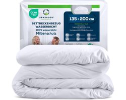 SnelShoppen - Waterdicht Dekbed Incontinentie Overtrek 135 x 200 cm - Ademend en Comfortabel - Ideaal voor Thuis, Zorginstellingen en Reizen