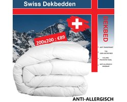 Swiss Dekbed - Tweepersoons Enkel Dekbed - 200x200cm
