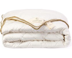 Tesselaer Wollen Dekbed - 4 Seizoenen Dekbed 140x220cm - Zuivere Texelse Scheerwol - Wollen Dekbed 140x220 - Eenpersoons Extra Lang - Dekbedden
